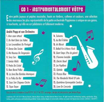 6CD/Set di cofanetti André Popp: La Musique M'Aime (Œuvres Choisies)