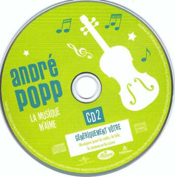 6CD/Set di cofanetti André Popp: La Musique M'Aime (Œuvres Choisies)