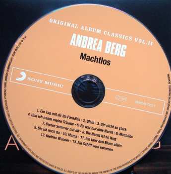 5CD/Set di cofanetti Andrea Berg: Original Album Classics Vol. II