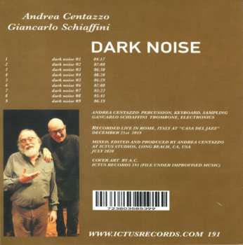CD Andrea Centazzo: Dark Noise