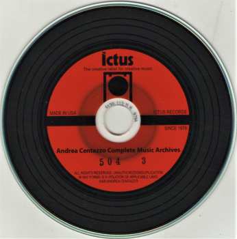 3CD/Set di cofanetti Andrea Centazzo: Koans (The Ultimate Percussion Collection)