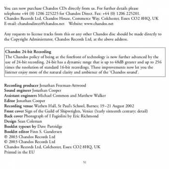 CD Andrea Gabrieli: The Madrigal In Venice: Politics, Dialogues And Pastorales