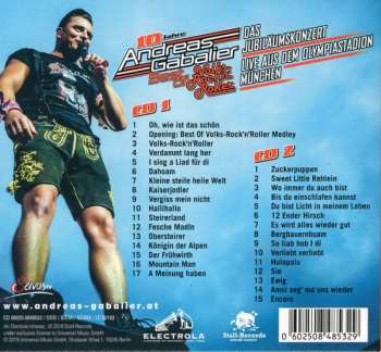 2CD/Set di cofanetti Andreas Gabalier: Best Of Volks-Rock’n’Roller – Das Jubiläumskonzert Live Aus Dem Olympiastadion In München DIGI