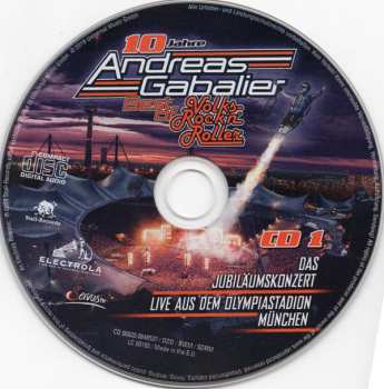 2CD/Set di cofanetti Andreas Gabalier: Best Of Volks-Rock’n’Roller – Das Jubiläumskonzert Live Aus Dem Olympiastadion In München DIGI