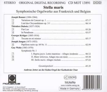 CD Andreas Jetter: Stella Maris - Symphonische Orgelwerke Aus Frankreich Und Belgien