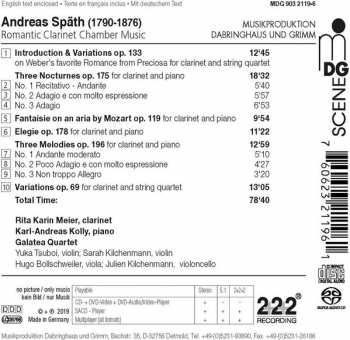 SACD Rita Karin Meier: Romantic Clarinet Chamber Music