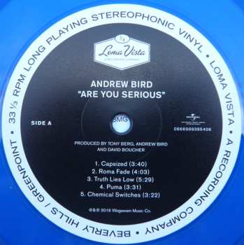 LP/SP Andrew Bird: Are You Serious DLX | LTD | CLR