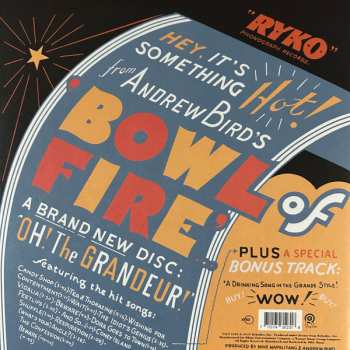 2LP Andrew Bird's Bowl Of Fire: Oh! The Grandeur CLR
