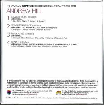 4CD/Set di cofanetti Andrew Hill:  The Complete Remastered Recordings On Black Saint & Soul Note 