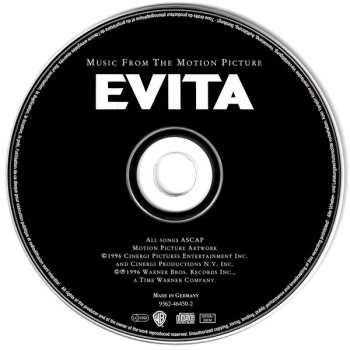CD Andrew Lloyd Webber: Evita (Music From The Motion Picture)