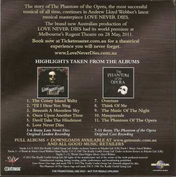 CD Andrew Lloyd Webber: The Phantom Of The Opera / Love Never Dies