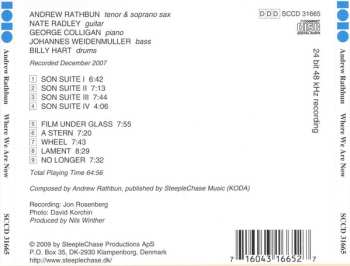 CD Andrew Rathbun: Where We Are Now