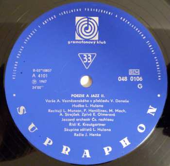 LP Václav Hrabě: Poezie A Jazz II.