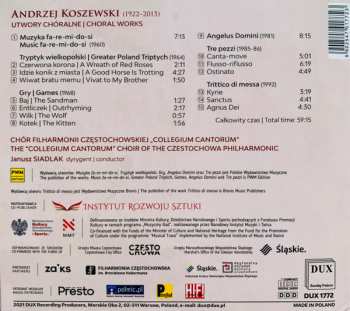 CD Chor Filharmonii Częstochowskiej Collegium Cantorum: Choral Works