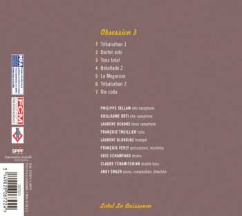 CD Andy Emler Mega Octet: Obsession 3