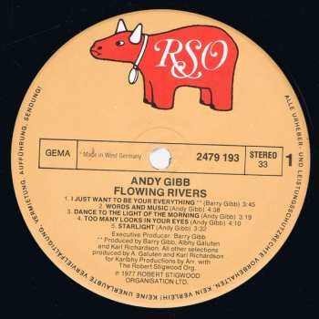 LP Andy Gibb: Flowing Rivers