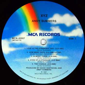 LP Andy Summers: XYZ