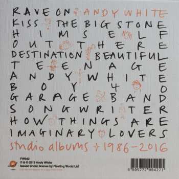 12CD/Set di cofanetti Andy White: Studio Albums 1986-2016