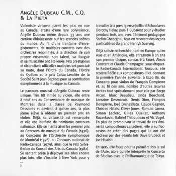 CD Angèle Dubeau: Arvo Pärt, Portrait