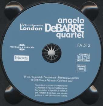 CD Angelo Debarre Quartet: Live At Le Quecumbar London