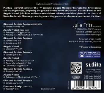 CD Angelo Notari: Antegnati Organ, Mantua