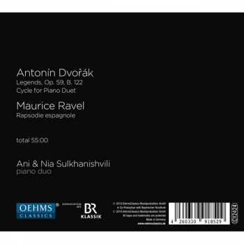 CD Antonín Dvořák: Legends : Rapsodie Espagnole