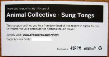 2LP Animal Collective: Sung Tongs