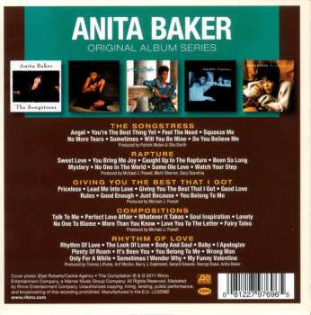 5CD/Set di cofanetti Anita Baker: Original Album Series
