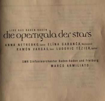 CD Anna Netrebko: Die Operngala Der Stars (Live Aus Baden-Baden)
