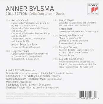 6CD/Set di cofanetti Anner Bylsma: Anner Bylsma Collection - Cello Concertos - Duets