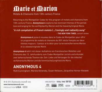 SACD Anonymous 4: Marie et Marion