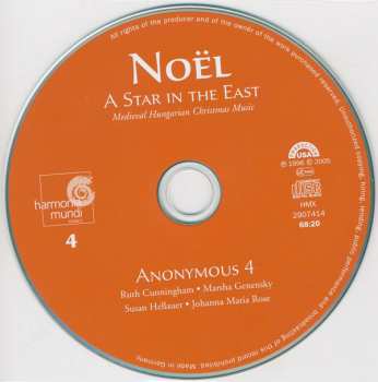 4CD/Set di cofanetti Anonymous 4: Noël - Carols & Chants For Christmas