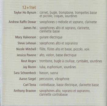 CD Anthony Braxton: 12+1tet (Victoriaville) 2007