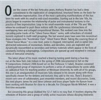 CD Anthony Braxton: 12+1tet (Victoriaville) 2007