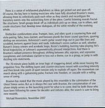 CD Anthony Braxton: 12+1tet (Victoriaville) 2007