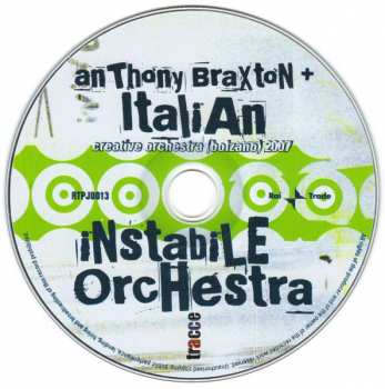 CD Anthony Braxton: Creative Orchestra (Bolzano) 2007