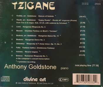 CD Anthony Goldstone: Tzigane / A Treasury Of Gypsy-inspired Music