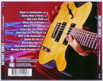 CD Anthony Gomes: Blues In Technicolor