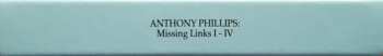 5CD/Set di cofanetti Anthony Phillips: Missing Links I-IV