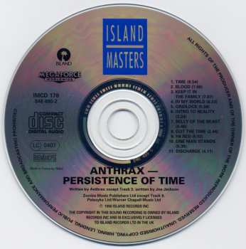 CD Anthrax: Persistence Of Time
