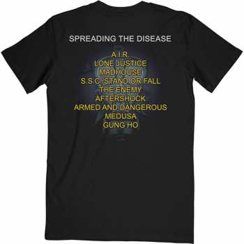 Merce Anthrax: Tričko Spreading The Disease Track List  S