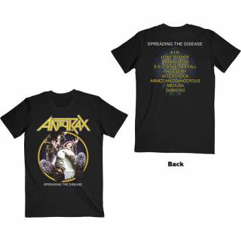 Merce Anthrax: Tričko Spreading The Disease Track List  S