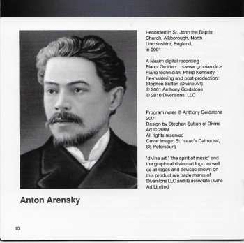 CD Anton Stepanovich Arensky: Russian Piano Music Series Vol. 5