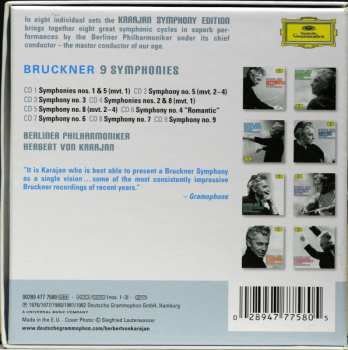 9CD/Set di cofanetti Berliner Philharmoniker: 9 Symphonies
