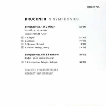 9CD/Set di cofanetti Berliner Philharmoniker: 9 Symphonies