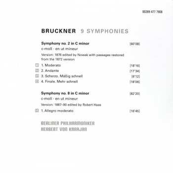 9CD/Set di cofanetti Berliner Philharmoniker: 9 Symphonies