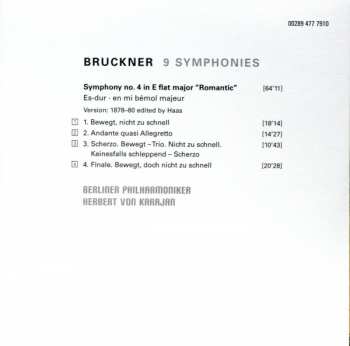 9CD/Set di cofanetti Berliner Philharmoniker: 9 Symphonies