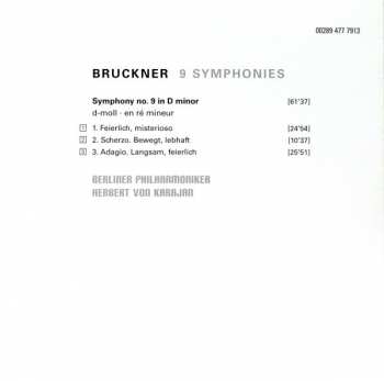 9CD/Set di cofanetti Berliner Philharmoniker: 9 Symphonies