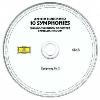 10CD/Set di cofanetti Daniel Barenboim: 10 Symphonies
