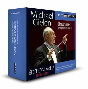 10CD/Set di cofanetti Anton Bruckner: Symphonies No.1-9, Michael Gielen Edition Vol. 2 1968-2013